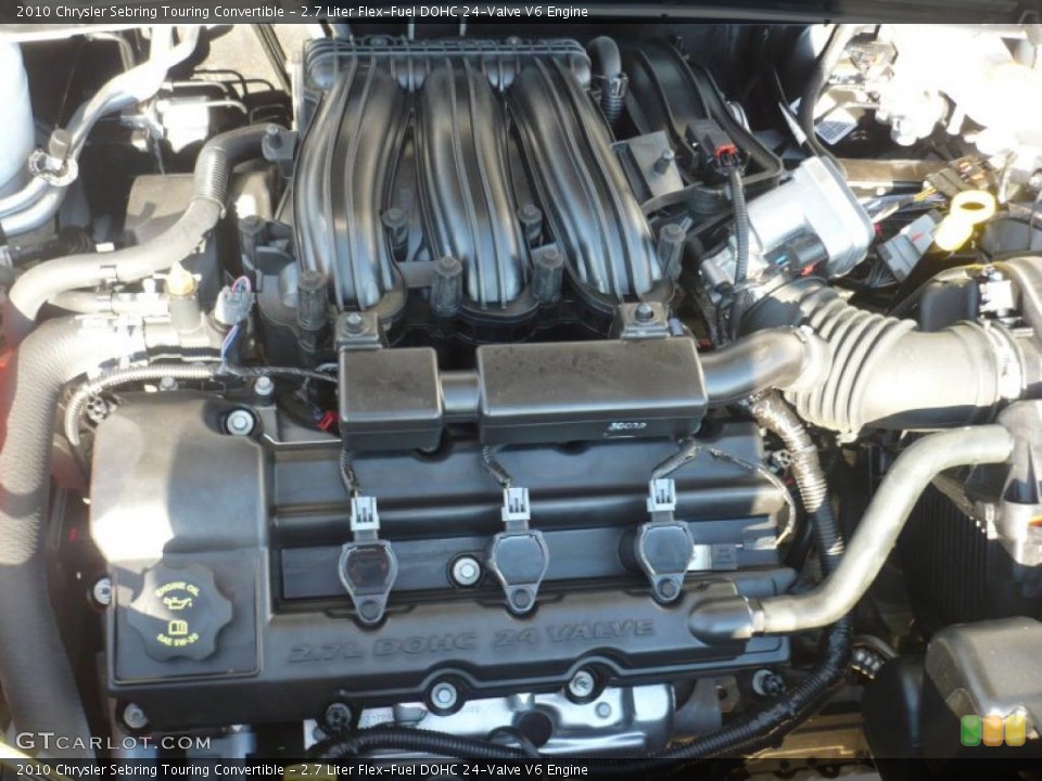 2.7 Liter Flex-Fuel DOHC 24-Valve V6 Engine for the 2010 Chrysler Sebring #39633186