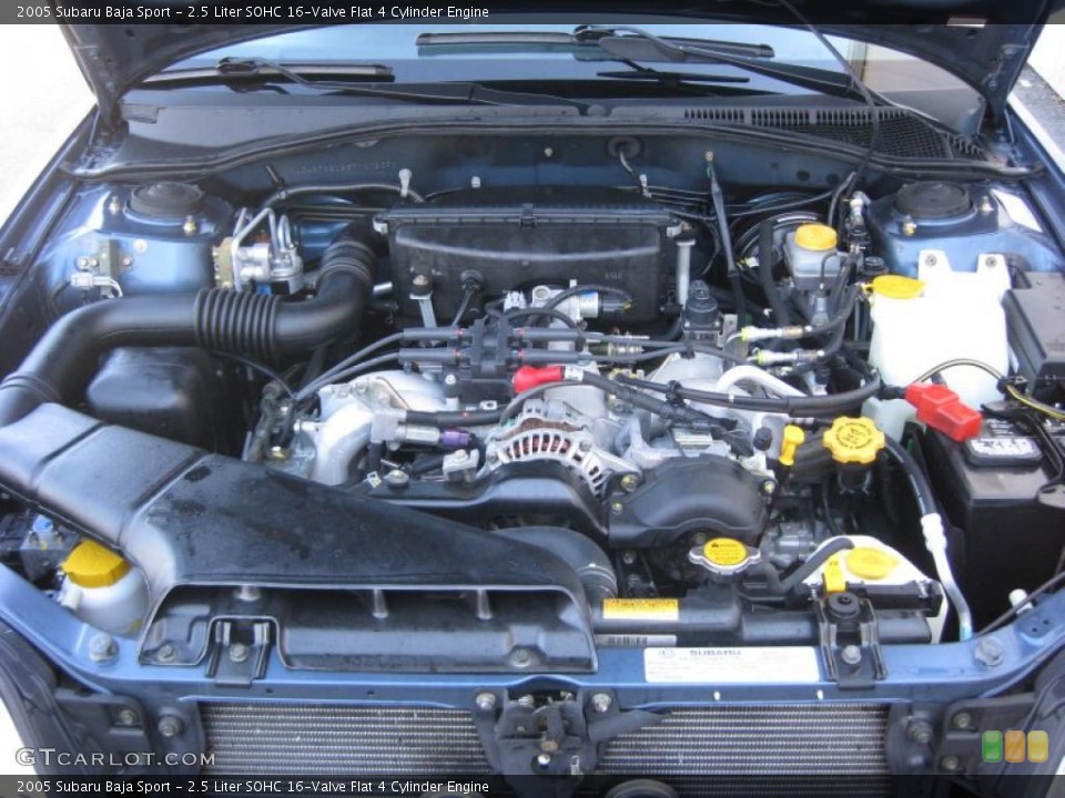 2.5 Liter SOHC 16-Valve Flat 4 Cylinder Engine for the 2005 Subaru Baja #39648076
