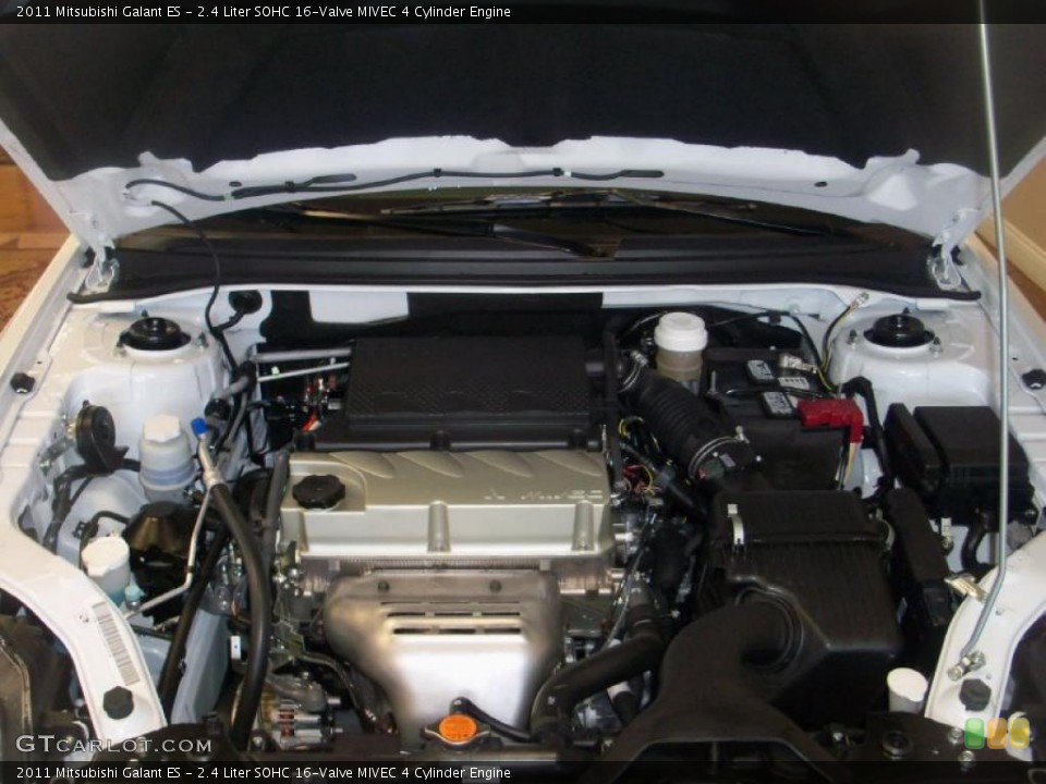 2.4 Liter SOHC 16-Valve MIVEC 4 Cylinder 2011 Mitsubishi Galant Engine