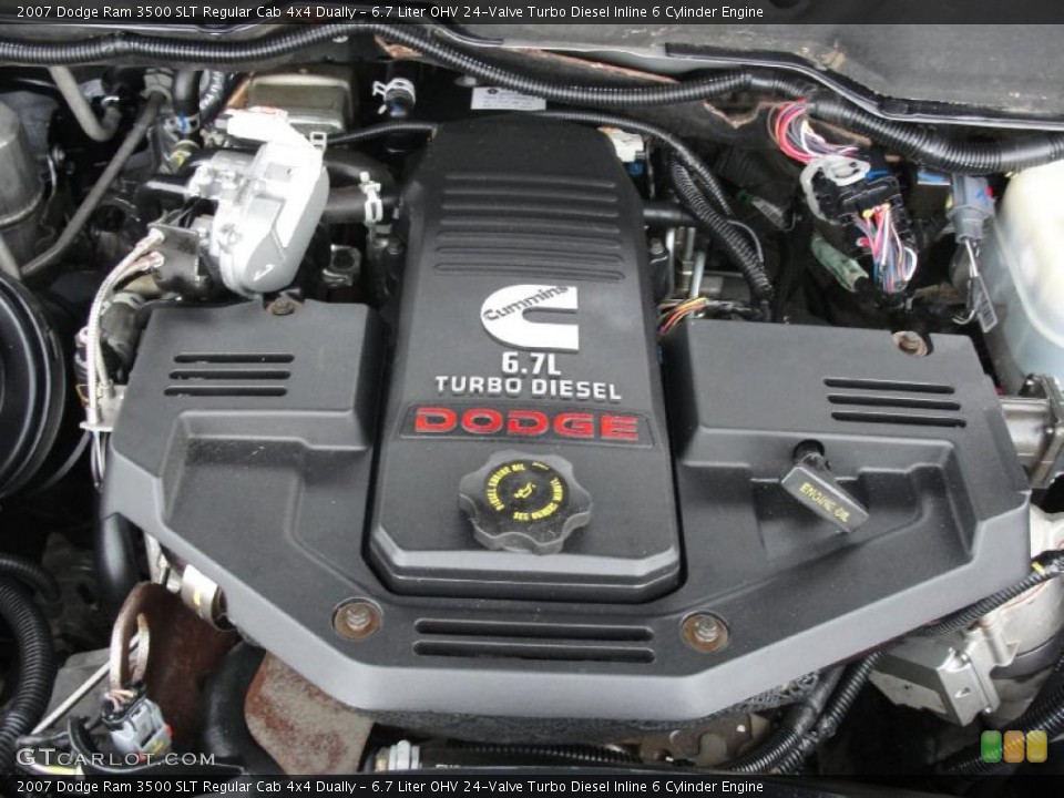6.7 Liter OHV 24-Valve Turbo Diesel Inline 6 Cylinder Engine for the 2007 Dodge Ram 3500 #39650740