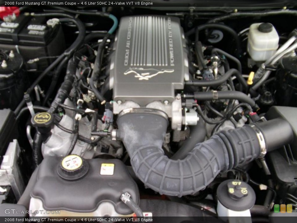 4.6 Liter SOHC 24-Valve VVT V8 Engine for the 2008 Ford Mustang #39656628