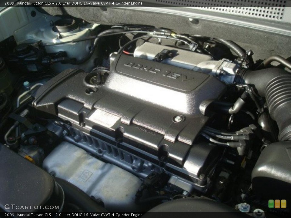 2.0 Liter DOHC 16-Valve CVVT 4 Cylinder Engine for the 2009 Hyundai Tucson #39662732