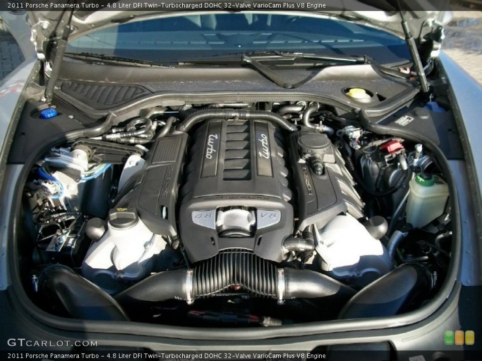 4.8 Liter DFI Twin-Turbocharged DOHC 32-Valve VarioCam Plus V8 Engine for the 2011 Porsche Panamera #39676635