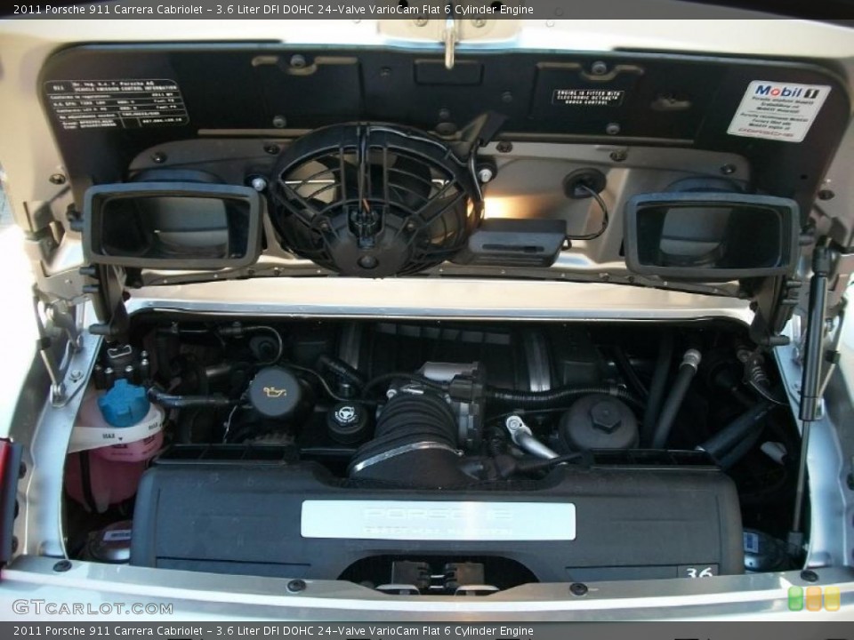 3.6 Liter DFI DOHC 24-Valve VarioCam Flat 6 Cylinder Engine for the 2011 Porsche 911 #39679603
