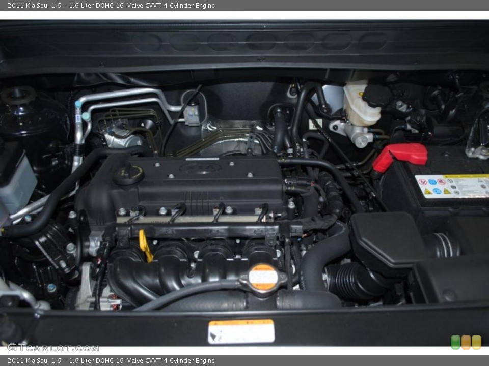 1.6 Liter DOHC 16-Valve CVVT 4 Cylinder Engine for the 2011 Kia Soul #39687015