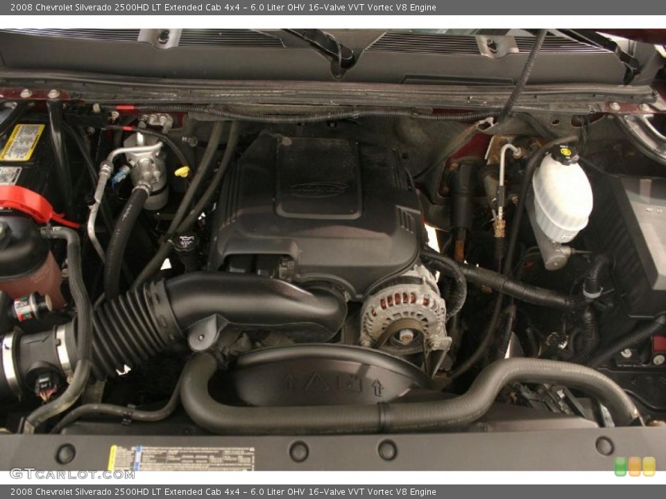 6.0 Liter OHV 16-Valve VVT Vortec V8 Engine for the 2008 Chevrolet Silverado 2500HD #39687551