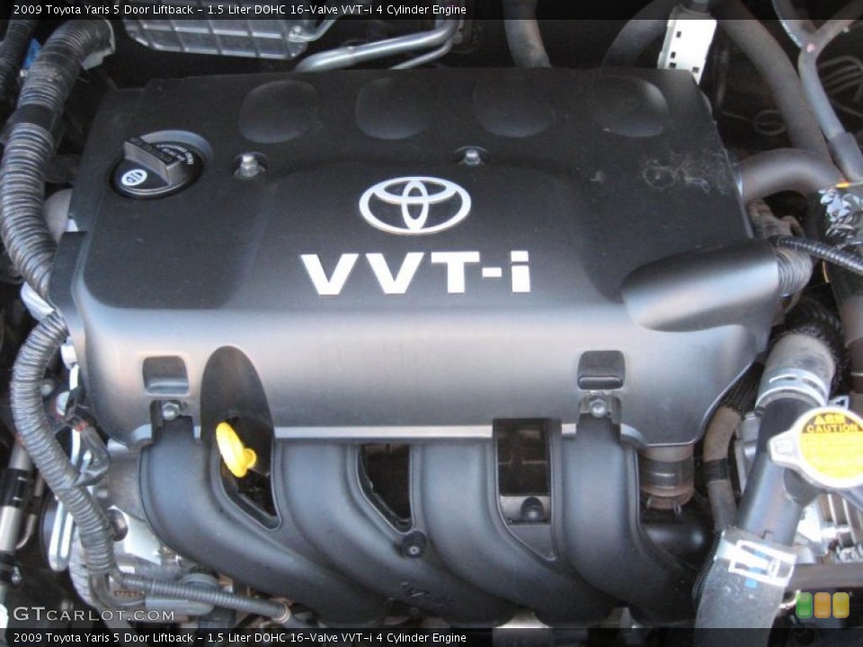 1.5 Liter DOHC 16-Valve VVT-i 4 Cylinder Engine for the 2009 Toyota Yaris #39688559
