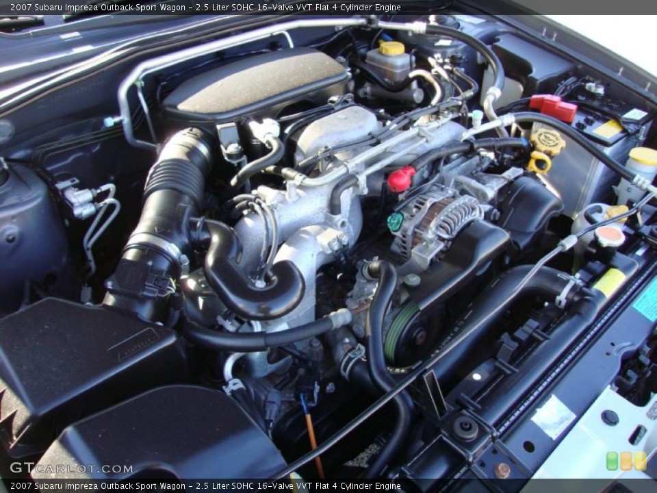 2.5 Liter SOHC 16-Valve VVT Flat 4 Cylinder Engine for the 2007 Subaru Impreza #39689523