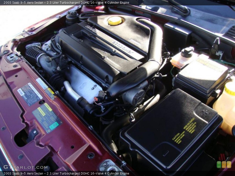2.3 Liter Turbocharged DOHC 16-Valve 4 Cylinder Engine for the 2003 Saab 9-5 #39690367
