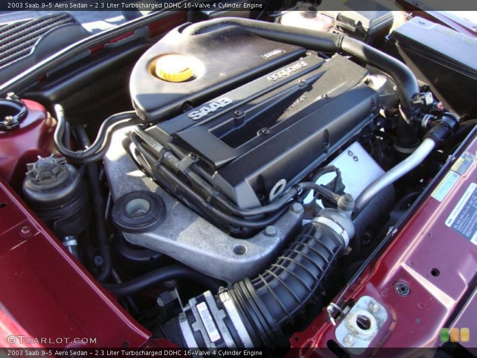 2.3 Liter Turbocharged DOHC 16-Valve 4 Cylinder Engine for the 2003 Saab 9-5 #39690383