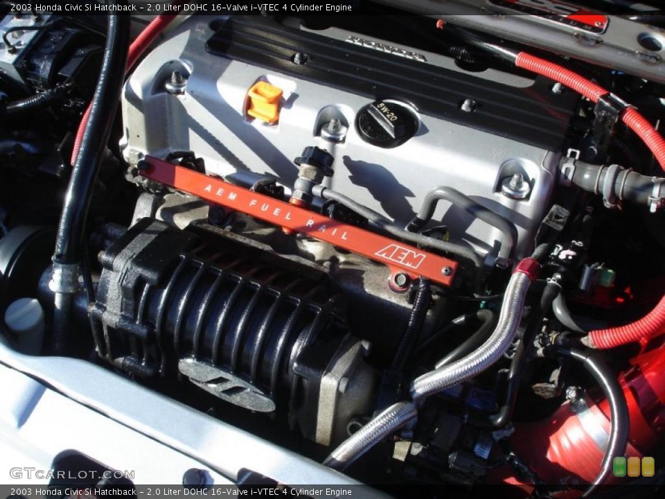 2.0 Liter DOHC 16-Valve i-VTEC 4 Cylinder Engine for the 2003 Honda Civic #39694155