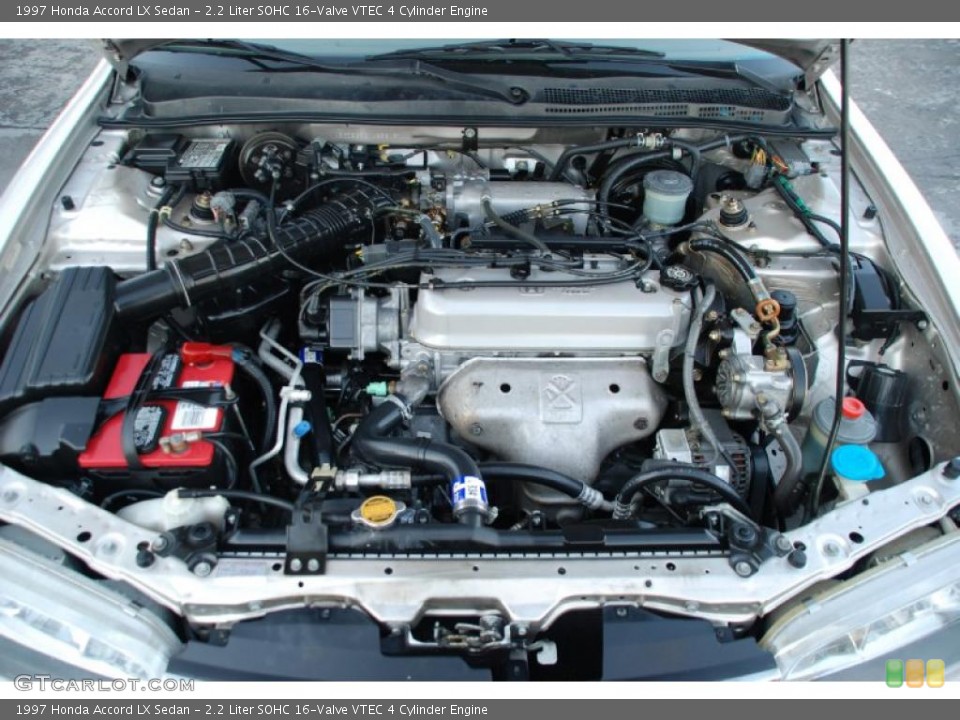 2.2 Liter SOHC 16-Valve VTEC 4 Cylinder Engine for the 1997 Honda Accord #39695871