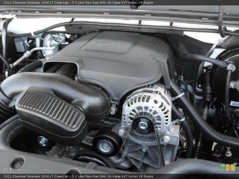 5.3 Liter Flex-Fuel OHV 16-Valve VVT Vortec V8 Engine for the 2011 Chevrolet Silverado 1500 #39700859