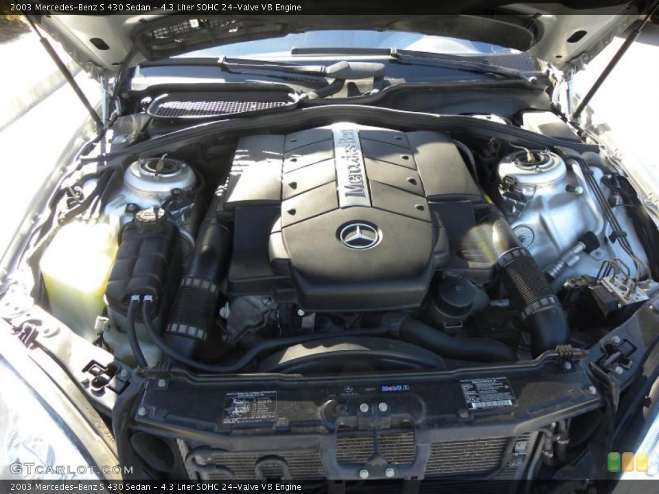 4.3 Liter SOHC 24-Valve V8 Engine for the 2003 Mercedes-Benz S #39701411
