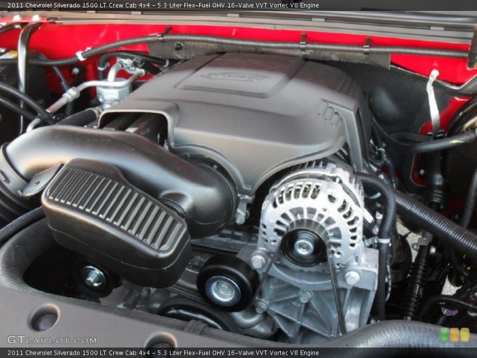 5.3 Liter Flex-Fuel OHV 16-Valve VVT Vortec V8 Engine for the 2011 Chevrolet Silverado 1500 #39702175