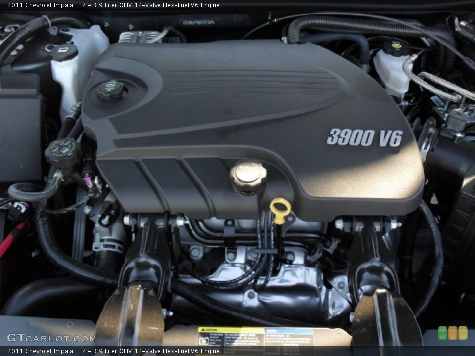 3.9 Liter OHV 12-Valve Flex-Fuel V6 Engine for the 2011 Chevrolet Impala #39703363