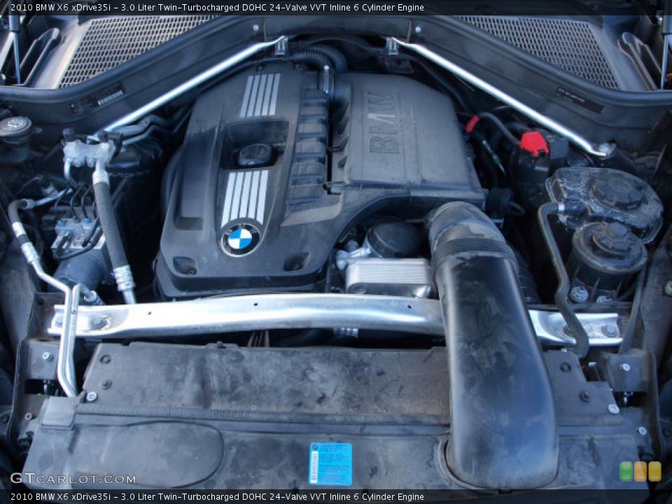 3.0 Liter Twin-Turbocharged DOHC 24-Valve VVT Inline 6 Cylinder Engine for the 2010 BMW X6 #39706583