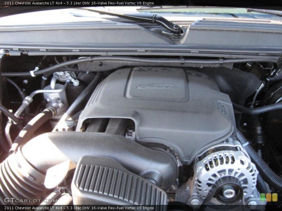 5.3 Liter OHV 16-Valve Flex-Fuel Vortec V8 Engine for the 2011 Chevrolet Avalanche #39707707
