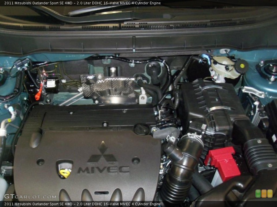 2.0 Liter DOHC 16-Valve MIVEC 4 Cylinder Engine for the 2011 Mitsubishi Outlander Sport #39715995