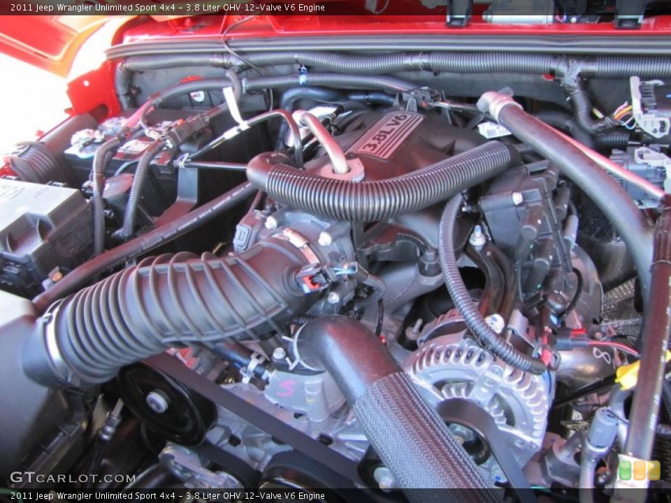 3.8 Liter OHV 12-Valve V6 Engine for the 2011 Jeep Wrangler Unlimited #39716851