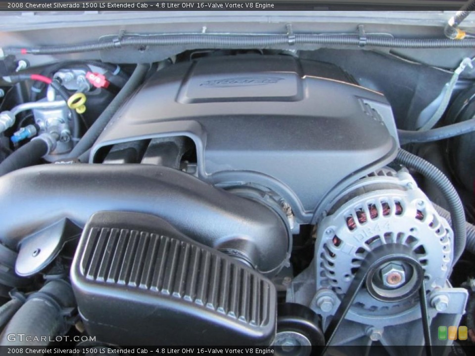 4.8 Liter OHV 16-Valve Vortec V8 Engine for the 2008 Chevrolet Silverado 1500 #39726303