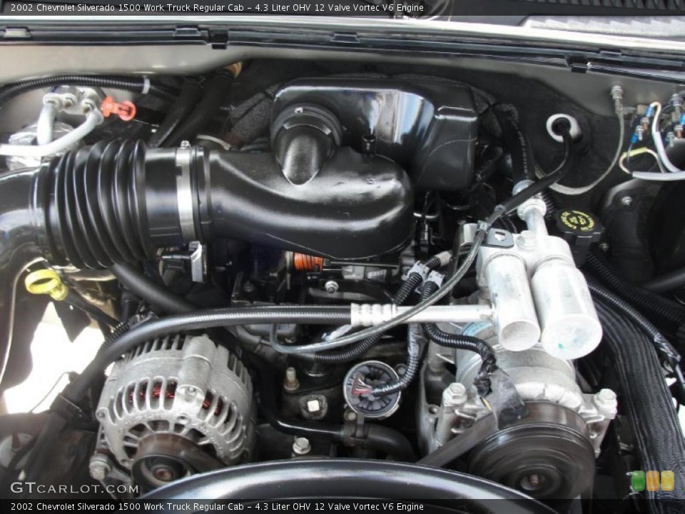4.3 Liter OHV 12 Valve Vortec V6 Engine for the 2002 Chevrolet Silverado 1500 #39727943