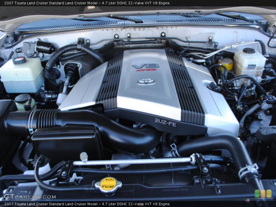 4.7 Liter DOHC 32-Valve VVT V8 Engine for the 2007 Toyota Land Cruiser #39729076