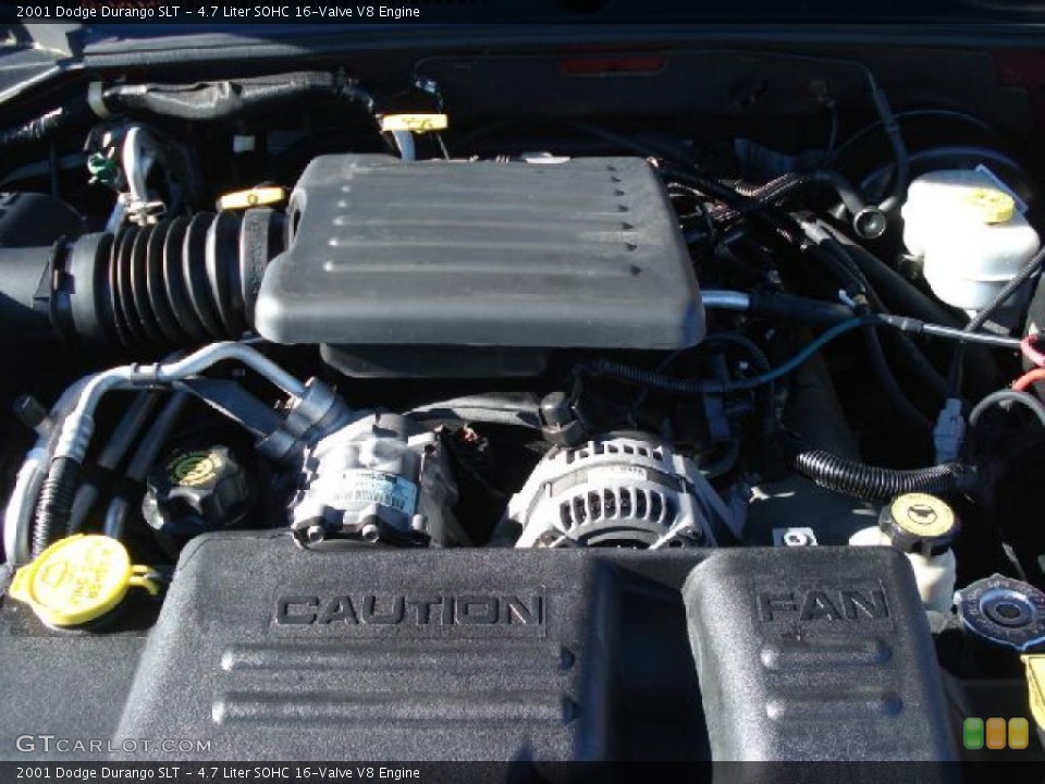 4.7 Liter SOHC 16-Valve V8 Engine for the 2001 Dodge Durango #39730529