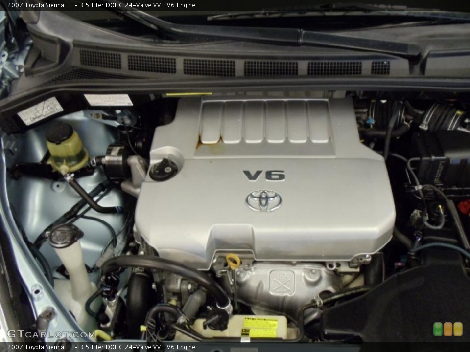 3.5 Liter DOHC 24-Valve VVT V6 Engine for the 2007 Toyota Sienna #39731979