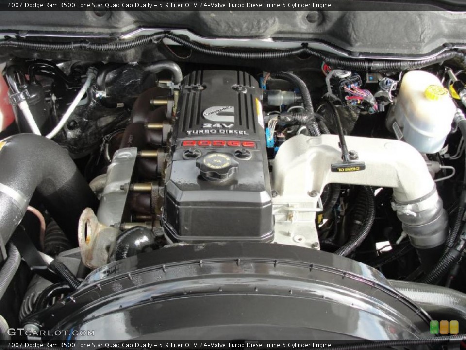 5.9 Liter OHV 24-Valve Turbo Diesel Inline 6 Cylinder Engine for the 2007 Dodge Ram 3500 #39733476