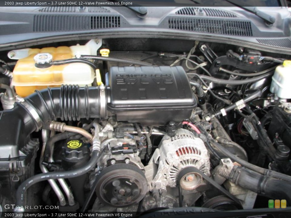 3.7 Liter SOHC 12-Valve Powertech V6 Engine for the 2003 Jeep Liberty #39754062