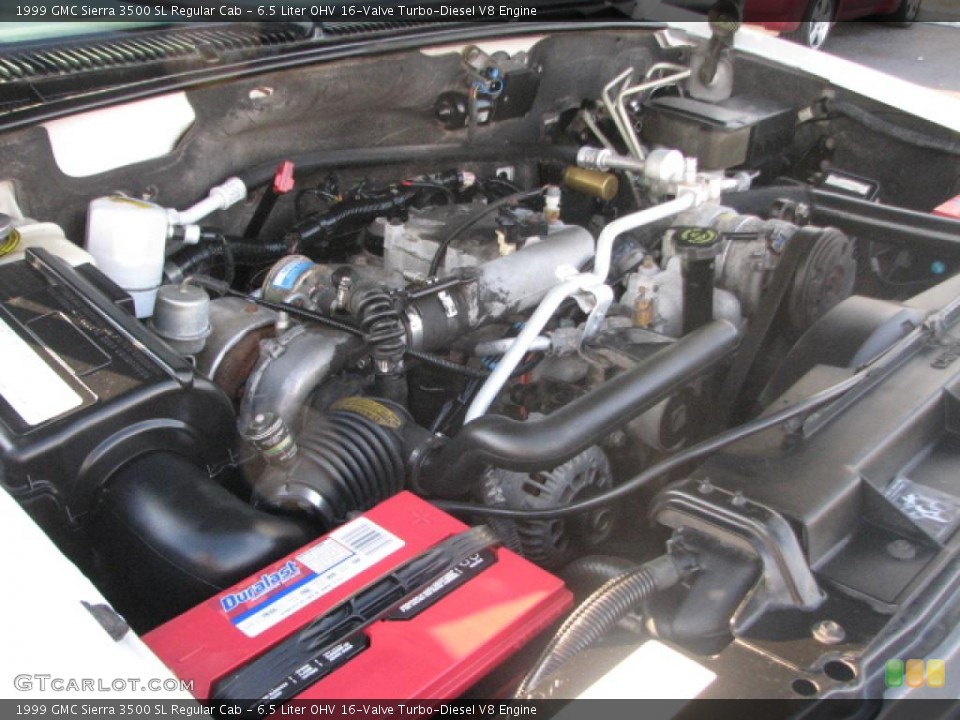 6.5 Liter OHV 16-Valve Turbo-Diesel V8 Engine for the 1999 GMC Sierra 3500 #39754666