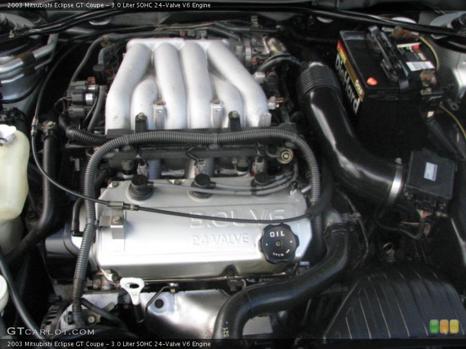 3.0 Liter SOHC 24-Valve V6 Engine for the 2003 Mitsubishi Eclipse #39756346