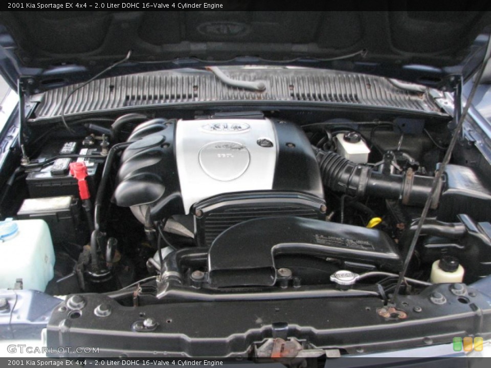 2.0 Liter DOHC 16-Valve 4 Cylinder Engine for the 2001 Kia Sportage #39756938
