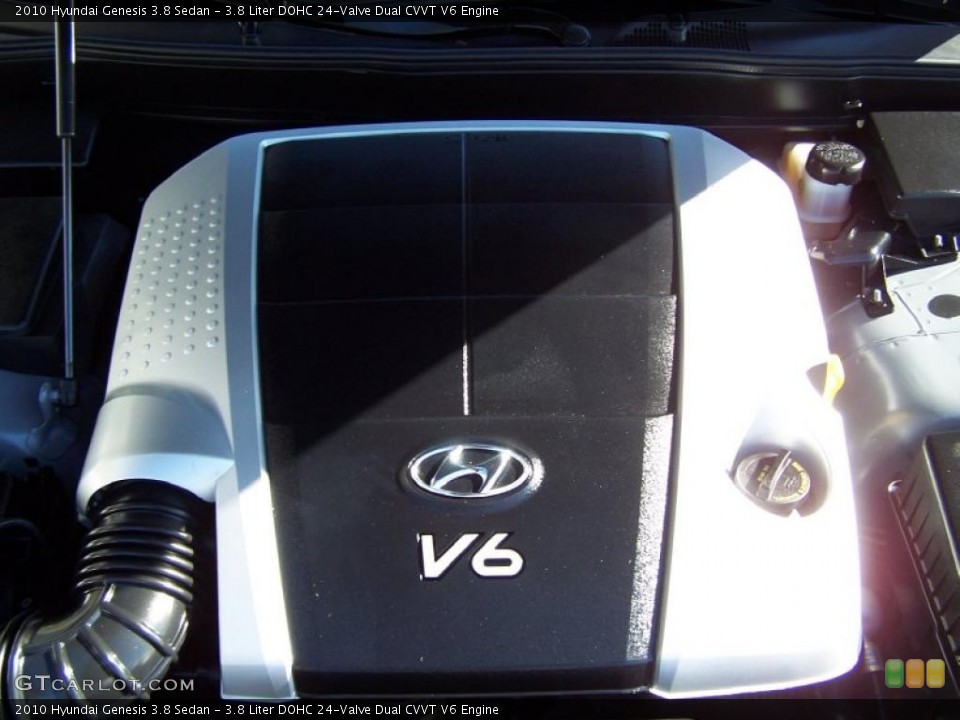 3.8 Liter DOHC 24-Valve Dual CVVT V6 Engine for the 2010 Hyundai Genesis #39760170