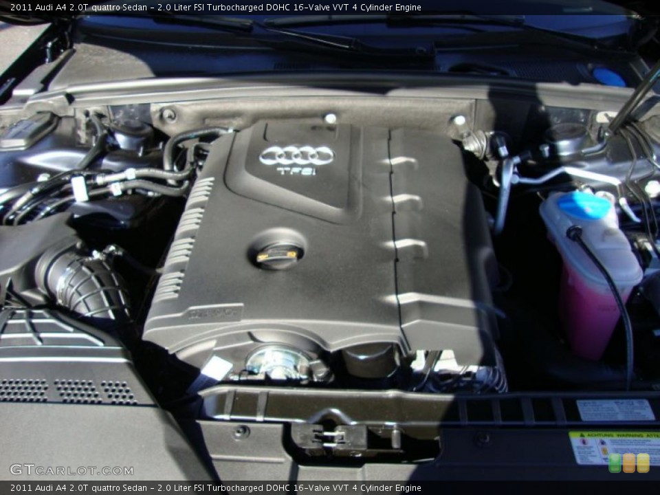 2.0 Liter FSI Turbocharged DOHC 16-Valve VVT 4 Cylinder Engine for the 2011 Audi A4 #39761526