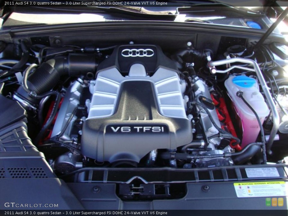 3.0 Liter Supercharged FSI DOHC 24-Valve VVT V6 Engine for the 2011 Audi S4 #39762098