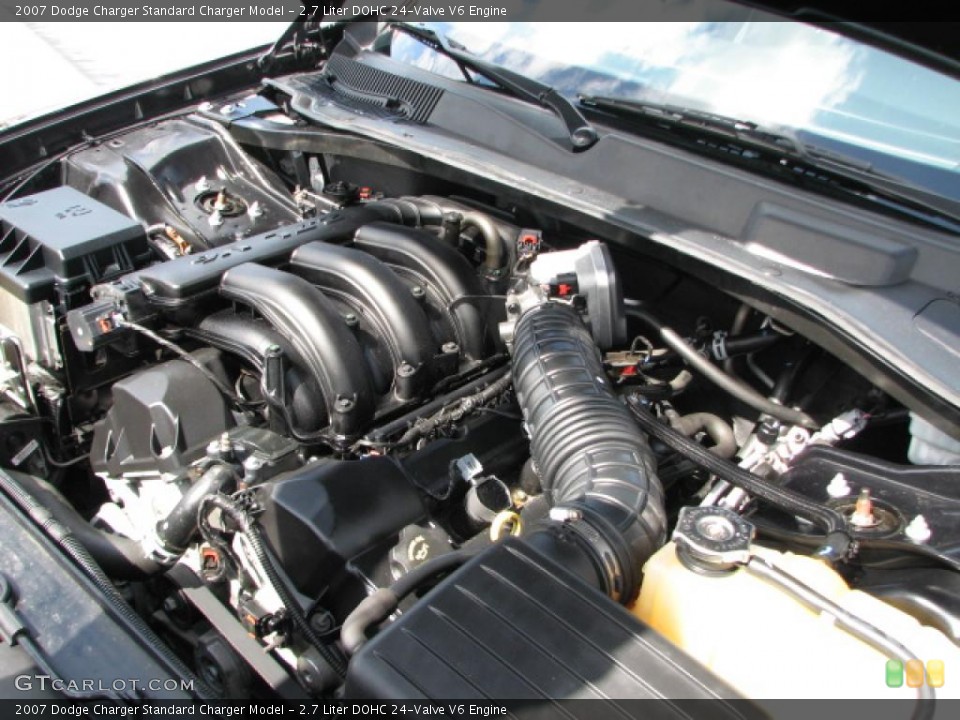 2.7 Liter DOHC 24-Valve V6 2007 Dodge Charger Engine