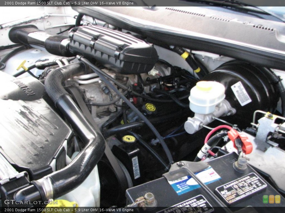 5.9 Liter OHV 16-Valve V8 Engine for the 2001 Dodge Ram 1500 #39763062