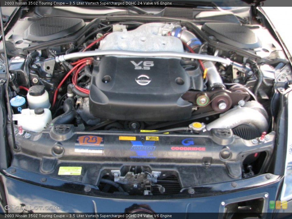 3.5 Liter Vortech Supercharged DOHC 24 Valve V6 2003 Nissan 350Z Engine