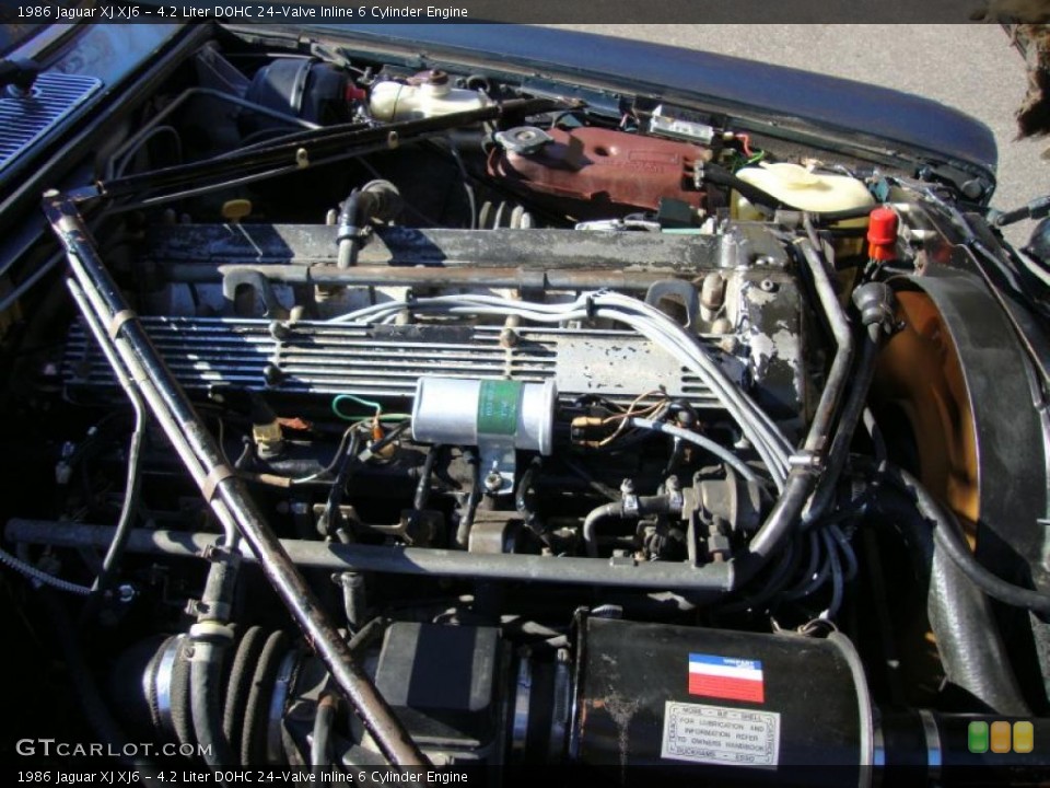 4.2 Liter DOHC 24-Valve Inline 6 Cylinder Engine for the 1986 Jaguar XJ #39766918