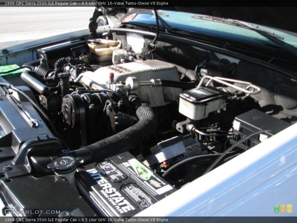 6.5 Liter OHV 16-Valve Turbo-Diesel V8 Engine for the 1999 GMC Sierra 3500 #39773130