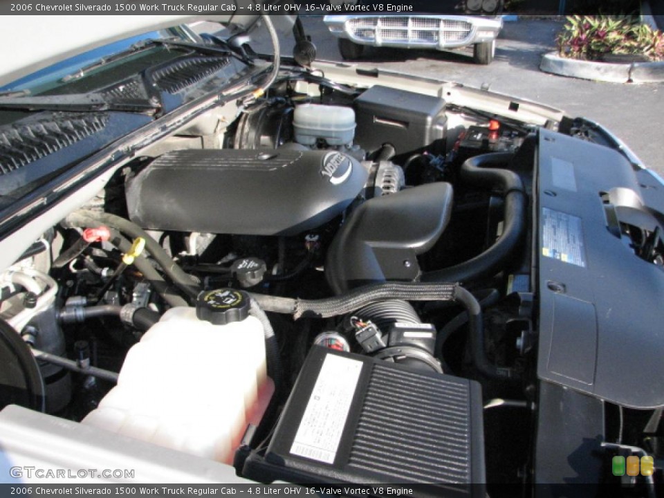 4.8 Liter OHV 16-Valve Vortec V8 Engine for the 2006 Chevrolet Silverado 1500 #39773914