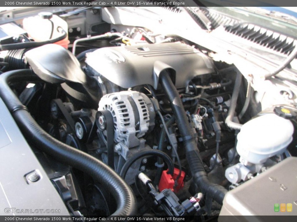 4.8 Liter OHV 16-Valve Vortec V8 Engine for the 2006 Chevrolet Silverado 1500 #39773950