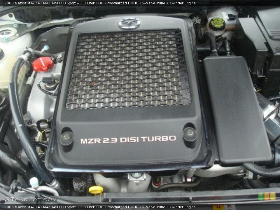 2.3 Liter GDI Turbocharged DOHC 16-Valve Inline 4 Cylinder Engine for the 2008 Mazda MAZDA3 #39778428