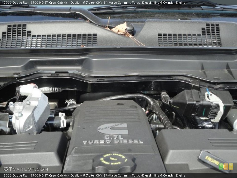 6.7 Liter OHV 24-Valve Cummins Turbo-Diesel Inline 6 Cylinder Engine for the 2011 Dodge Ram 3500 HD #39780680