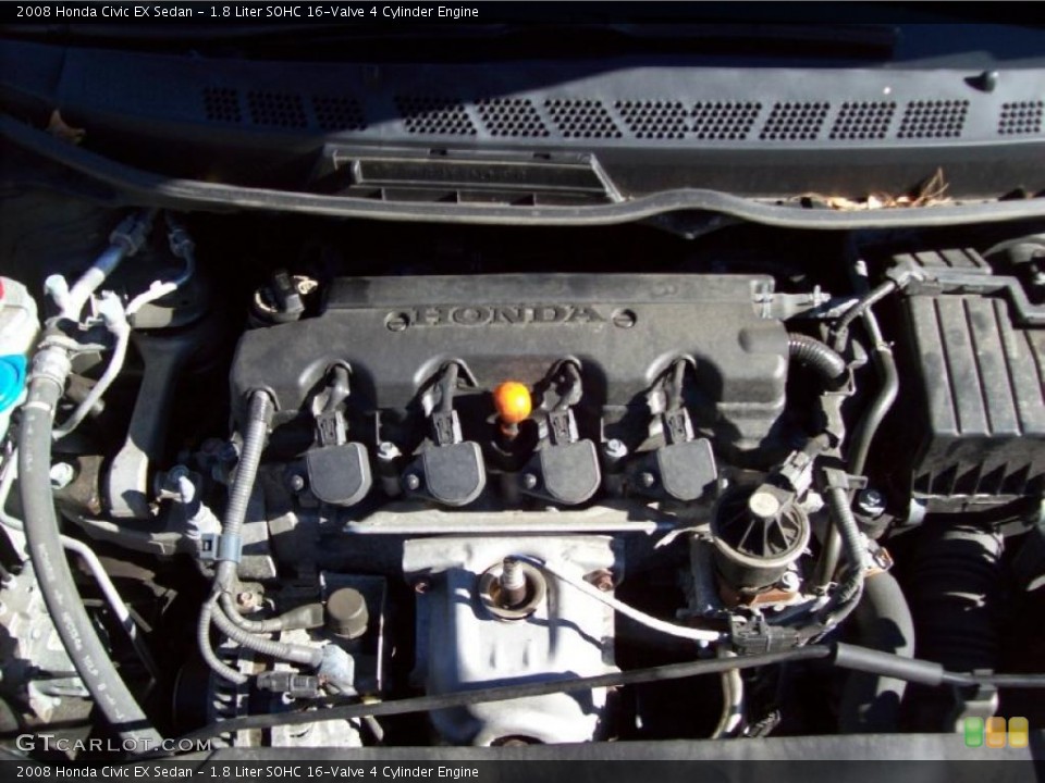 1.8 Liter SOHC 16-Valve 4 Cylinder Engine for the 2008 Honda Civic #39784638