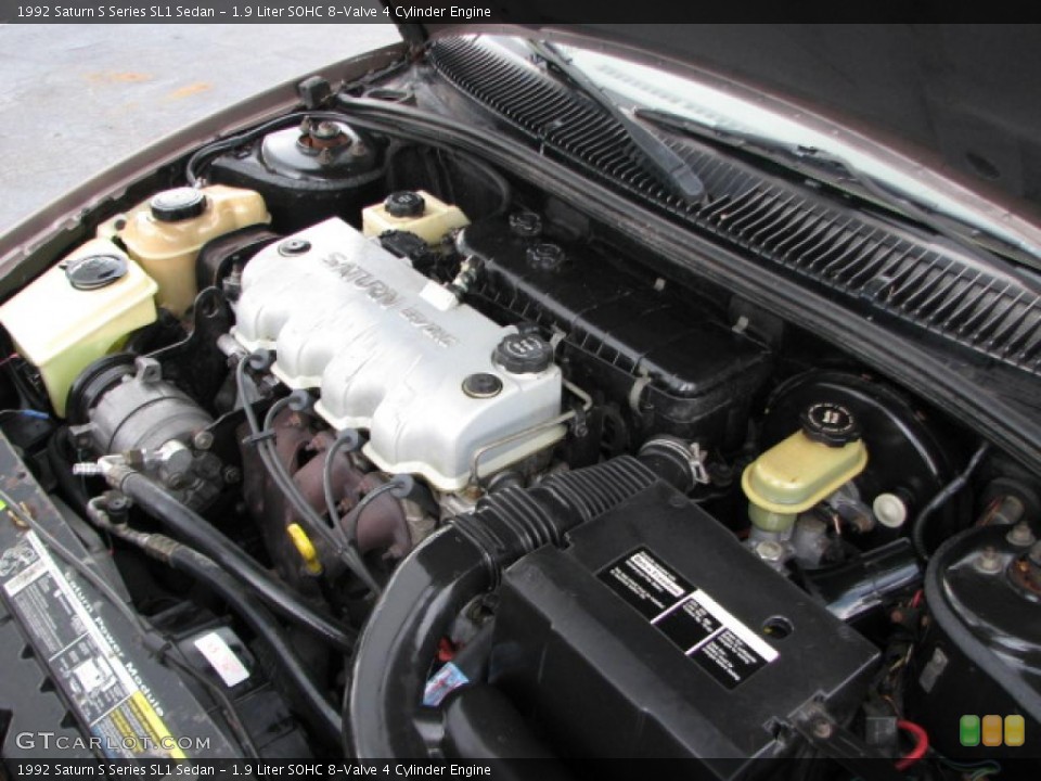 1.9 Liter SOHC 8-Valve 4 Cylinder 1992 Saturn S Series Engine