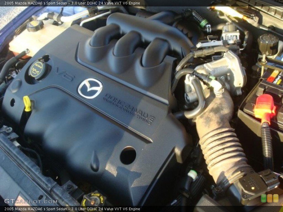 3.0 Liter DOHC 24 Valve VVT V6 Engine for the 2005 Mazda MAZDA6 #39791670