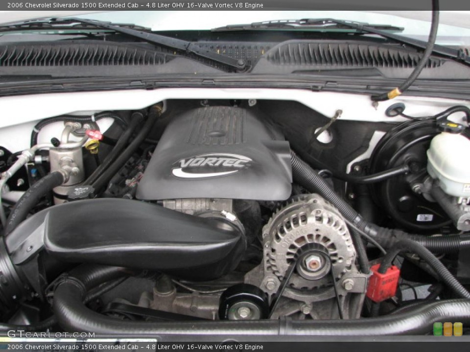 4.8 Liter OHV 16-Valve Vortec V8 2006 Chevrolet Silverado 1500 Engine
